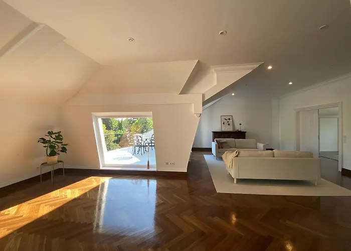 Apartmán Design-loft Mit 2 Balkonen Am Stadtwald - 20 Min Zur Messe Duesseldorf *