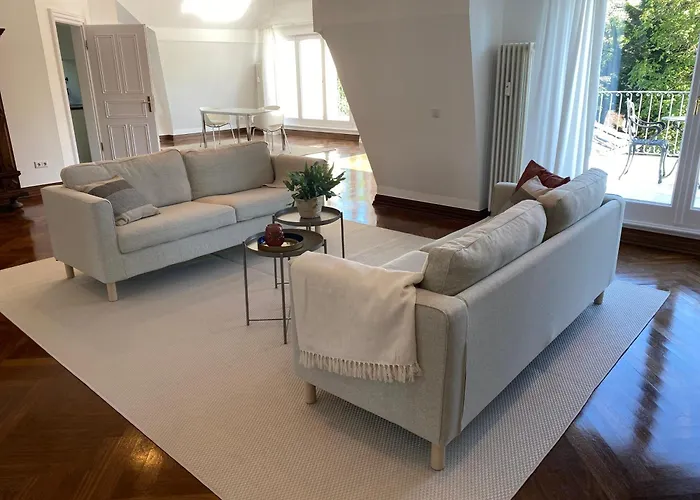Design-loft Mit 2 Balkonen Am Stadtwald - 20 Min Zur Messe Duesseldorf Daire Krefeld