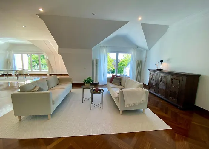 Design-loft Mit 2 Balkonen Am Stadtwald - 20 Min Zur Messe Duesseldorf